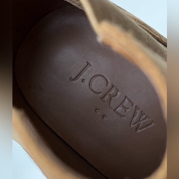 J.Crew Rory Tan Microsuede Heeled Ankle Boots Booties Size 6 - Picture 11 of 15